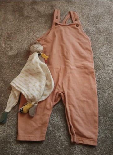 Orangener strampler latzhose - orangener,
