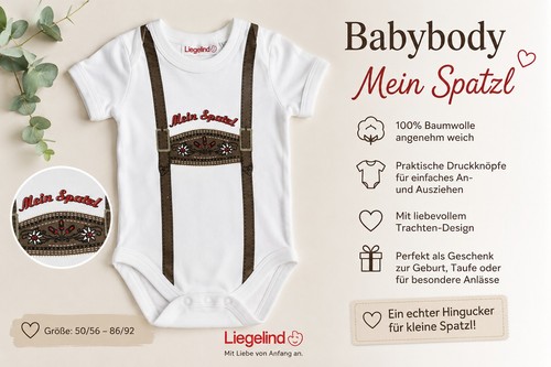Jungen body spatzl - body,